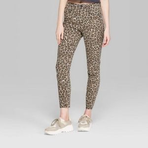 Leopard Print Jeans